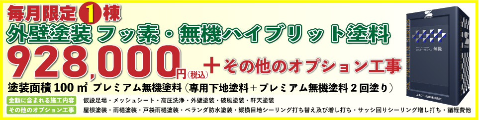 外壁塗装リフォーム価格